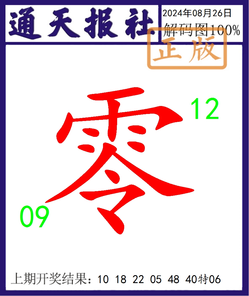 2024239期通天报解码图