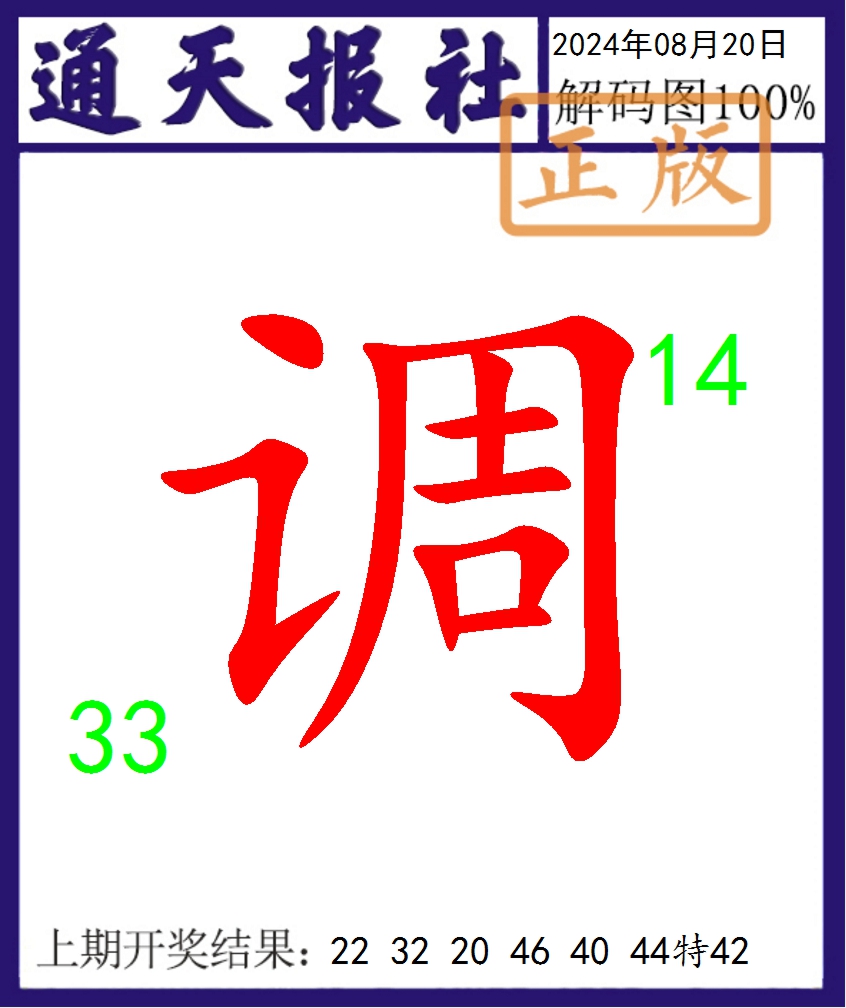 2024233期通天报解码图