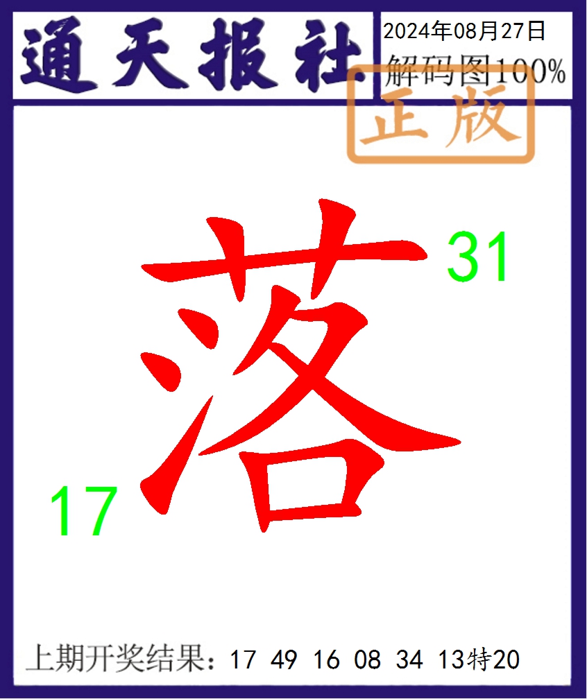 2024240期通天报解码图
