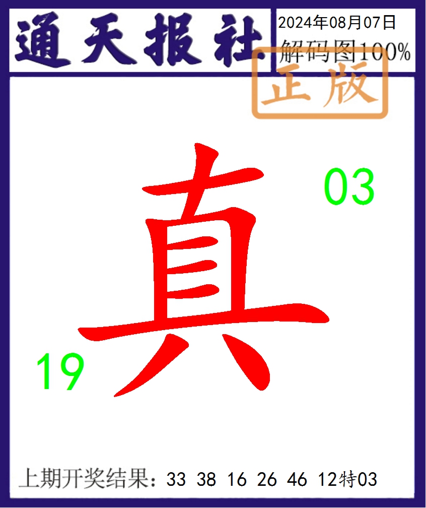 2024220期通天报解码图