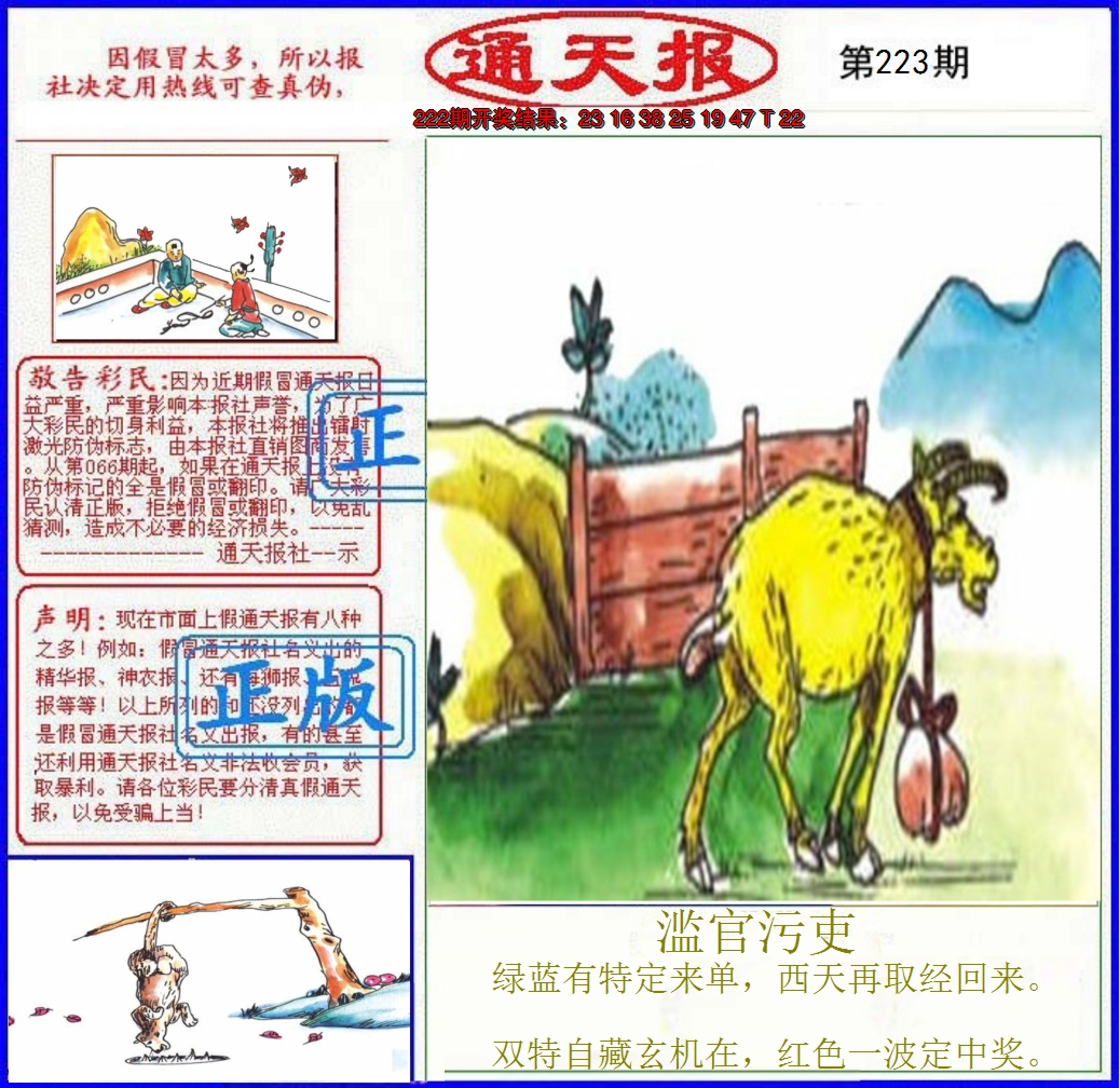 2024223期正版通天报