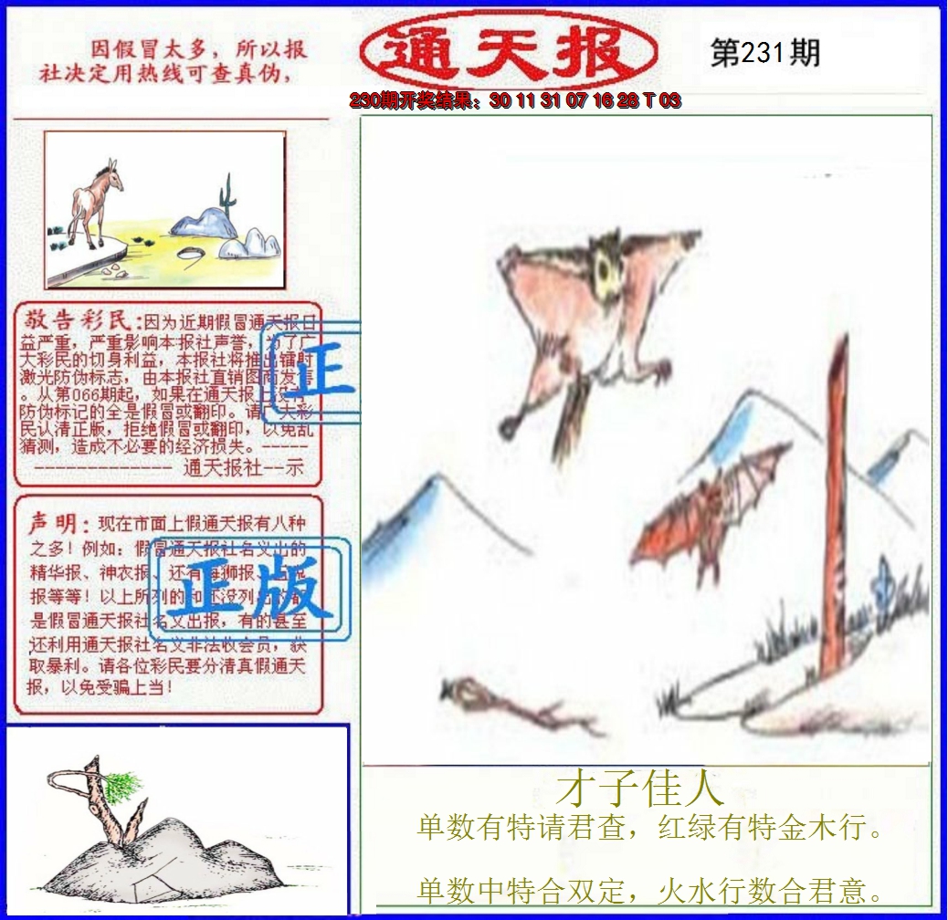 2024231期正版通天报