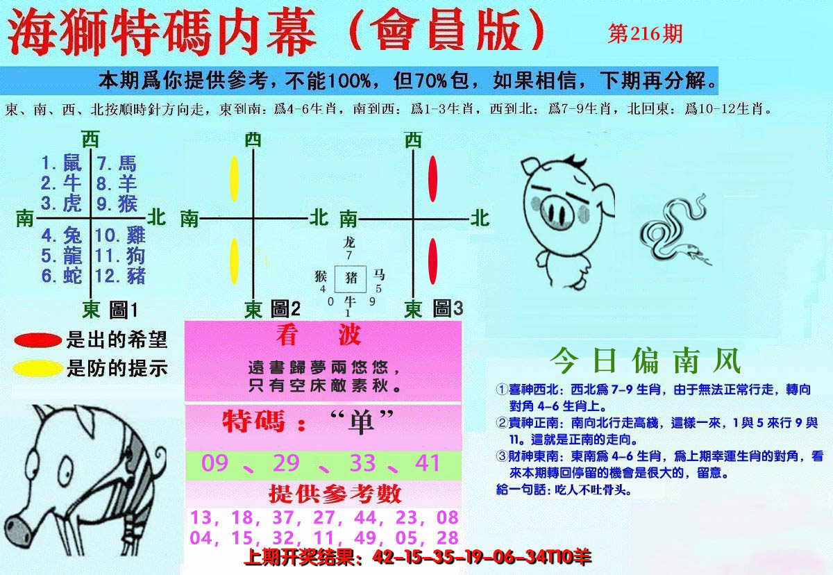 2024216期另版海狮特码内幕报