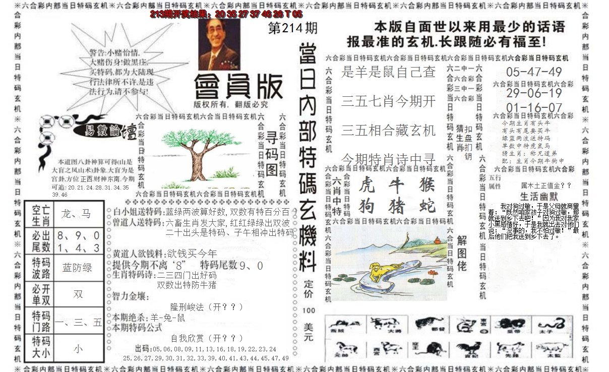 2024214期当日特码玄机报