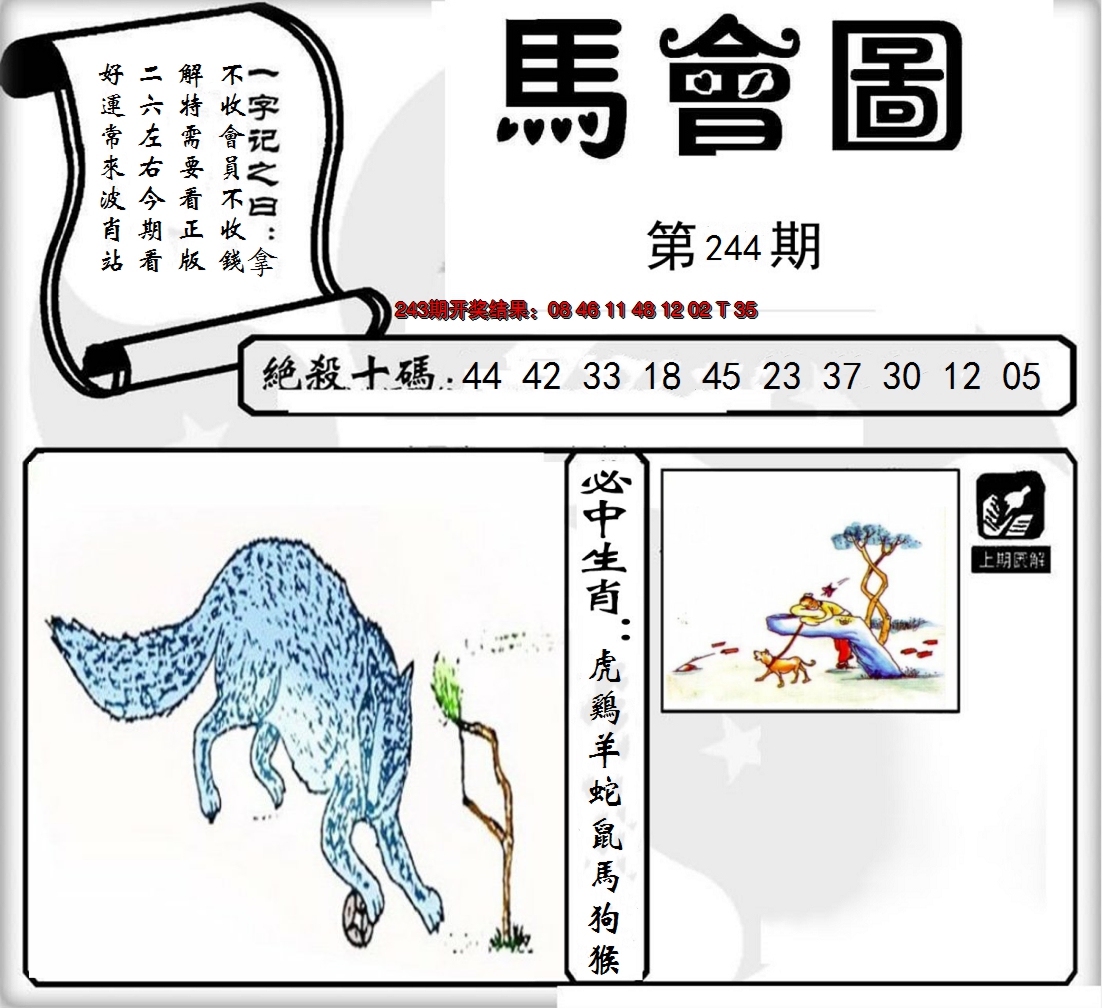 2024244期马会图