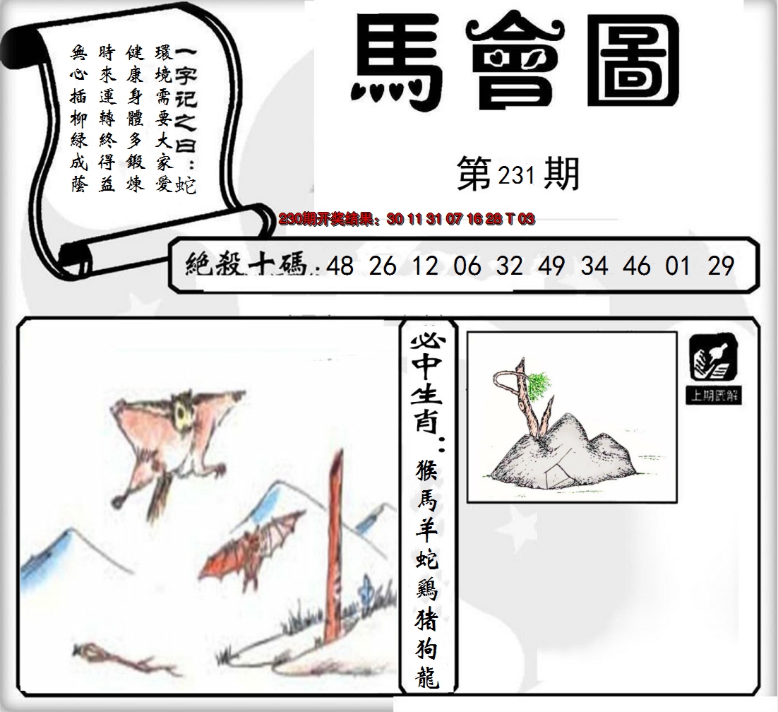 2024231期马会图