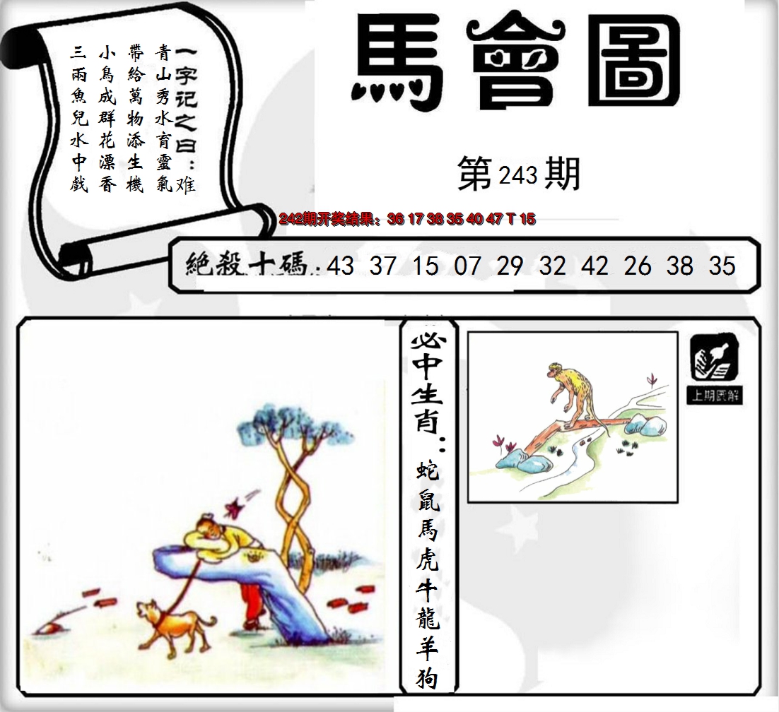 2024243期马会图