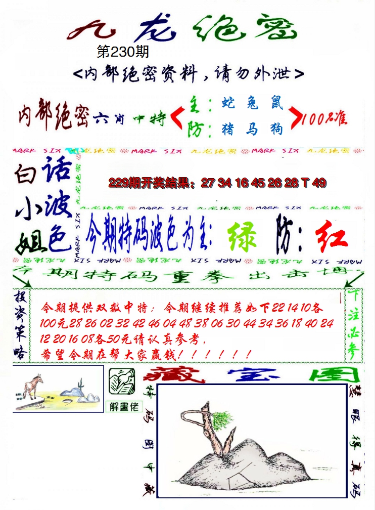 2024230期九龙密报