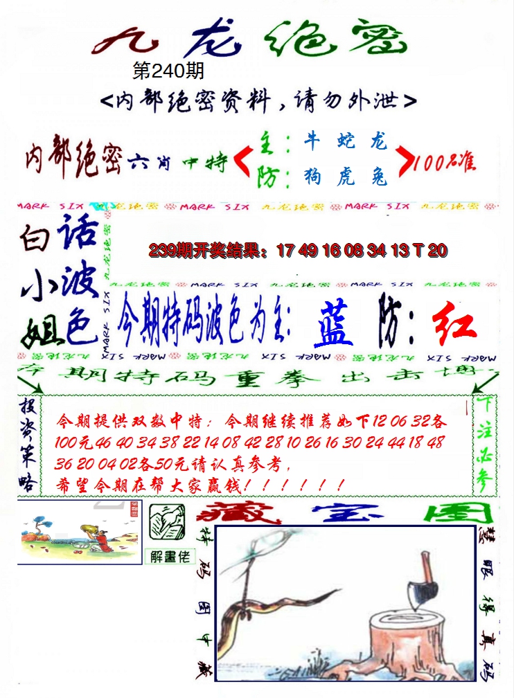 2024240期九龙密报