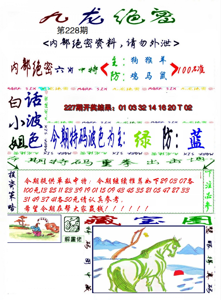 2024228期九龙密报