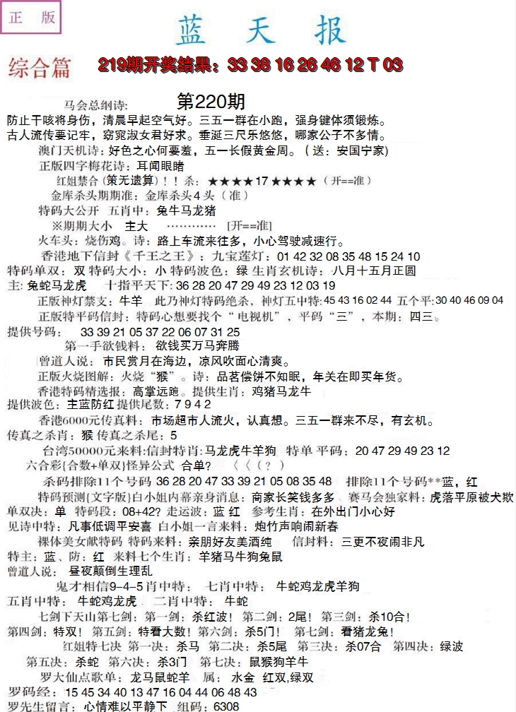 2024220期蓝天报A