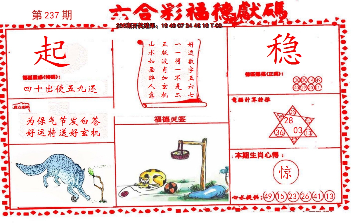 2024237期德福献码(信封)