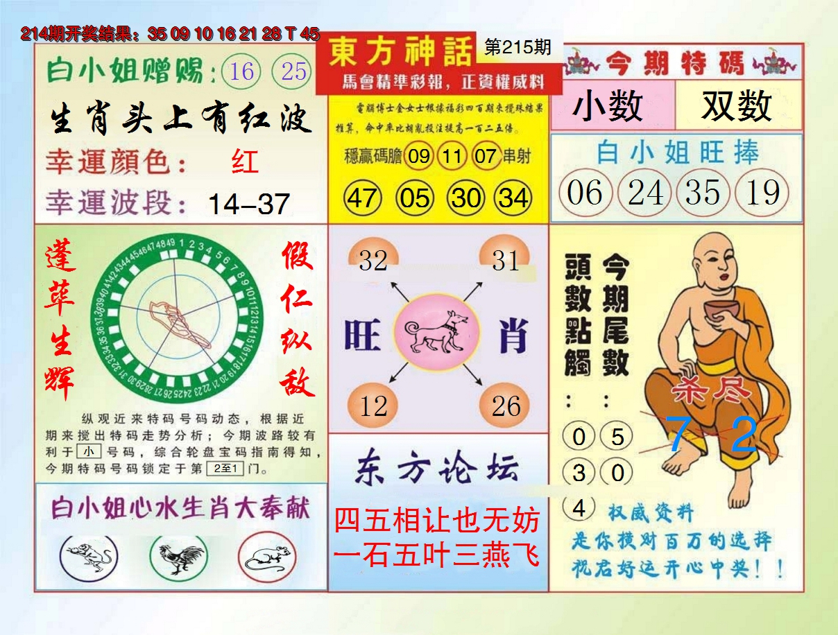 2024215期东方神话