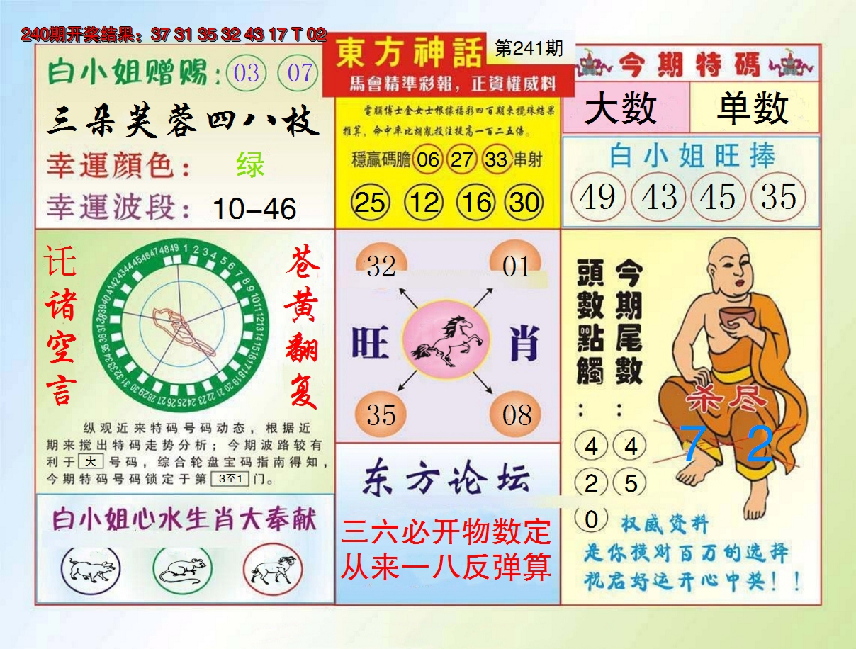 2024241期东方神话