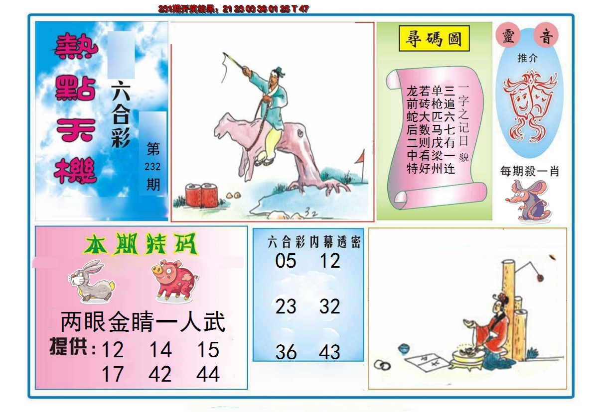 2024232期热点天机