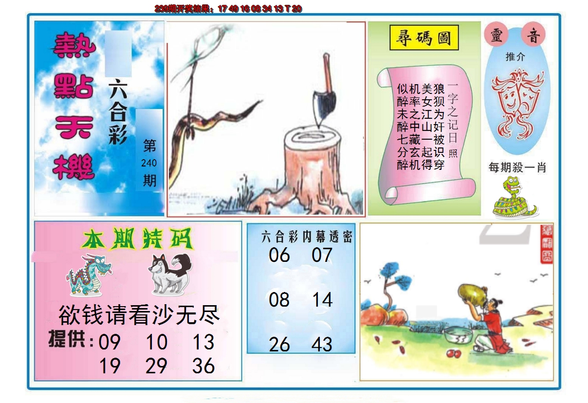 2024240期热点天机