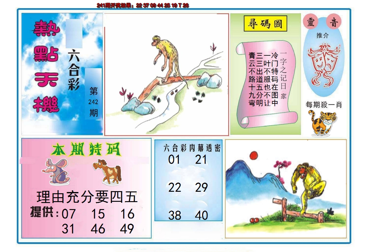 2024242期热点天机