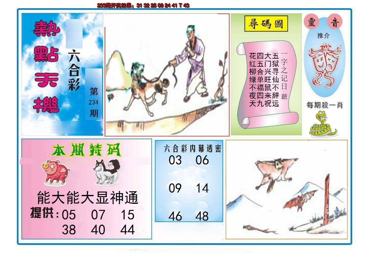 2024234期热点天机