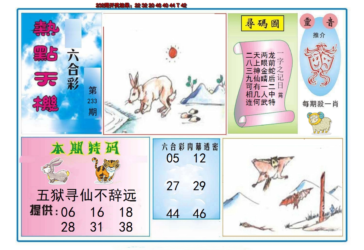 2024233期热点天机