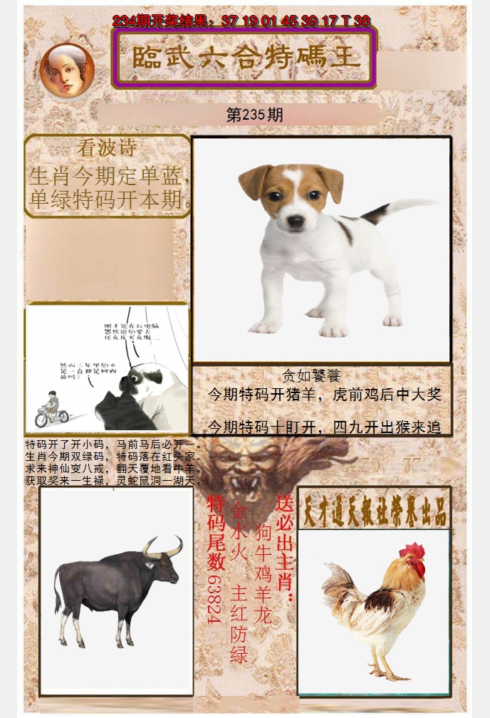 2024235期临武六合特码王
