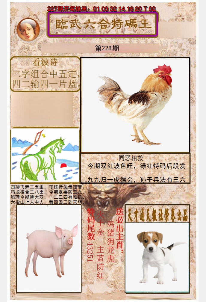 2024228期临武六合特码王