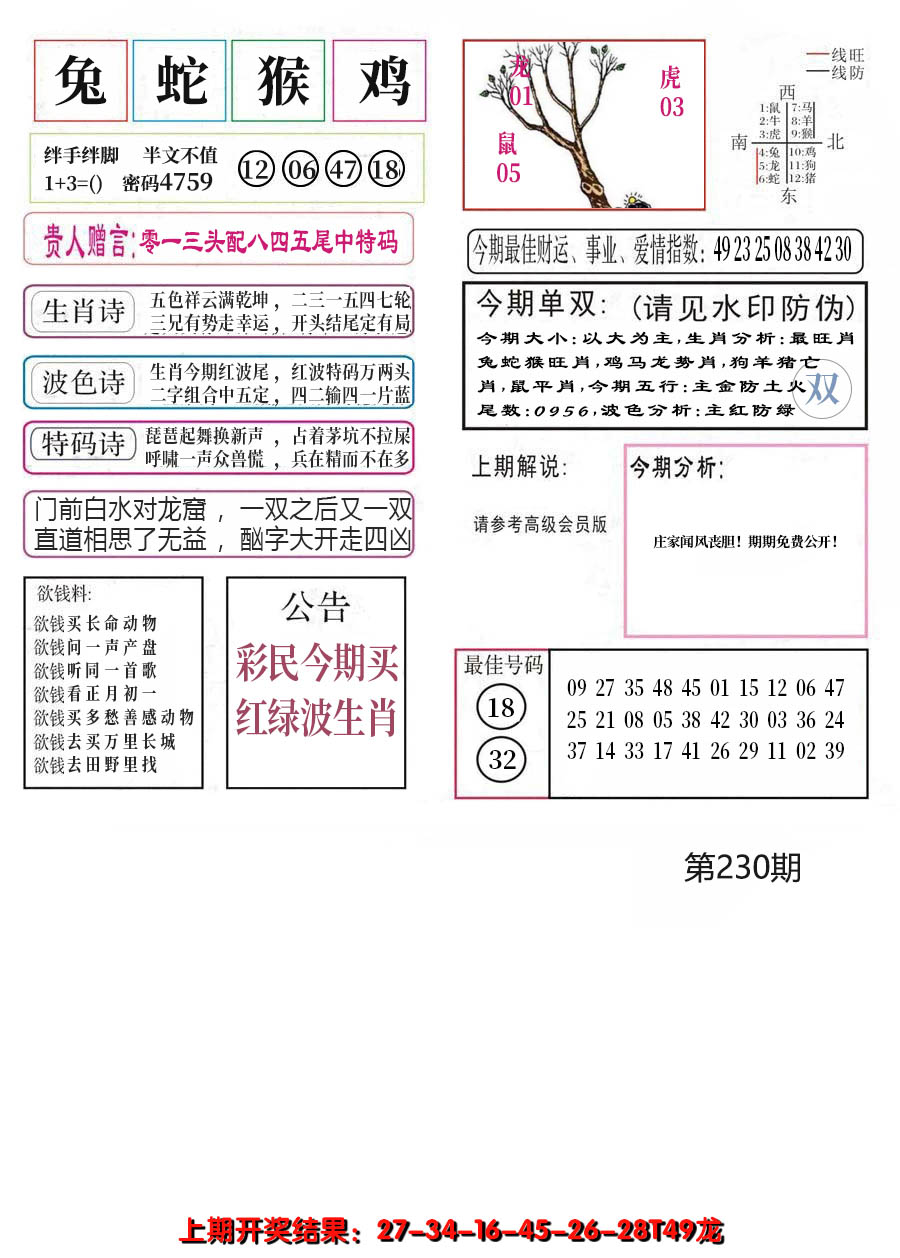 2024230期凤凰闲情A