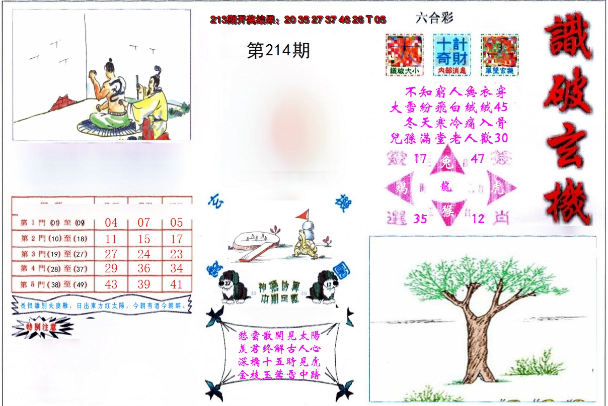 2024214期识破玄机
