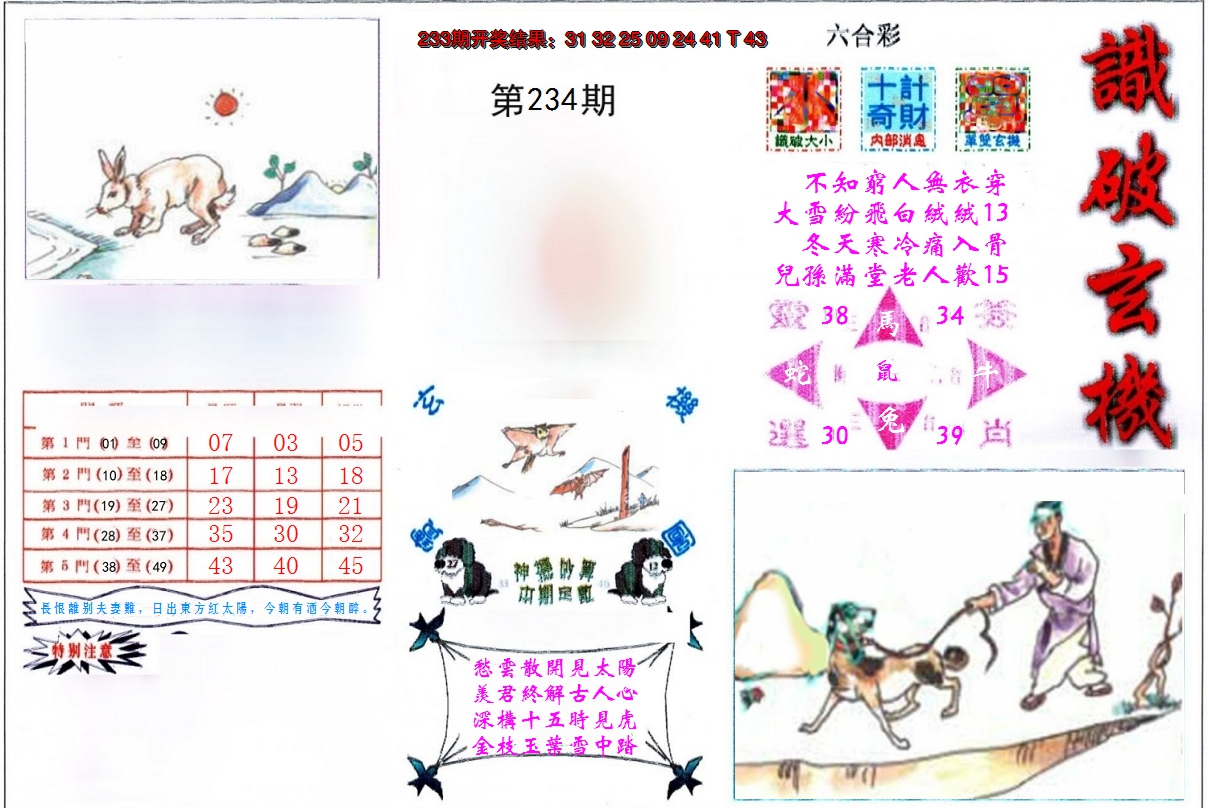 2024234期识破玄机