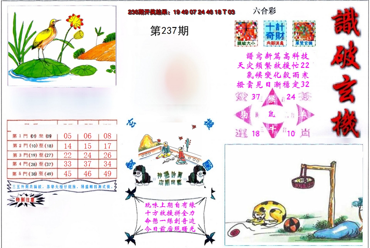 2024237期识破玄机