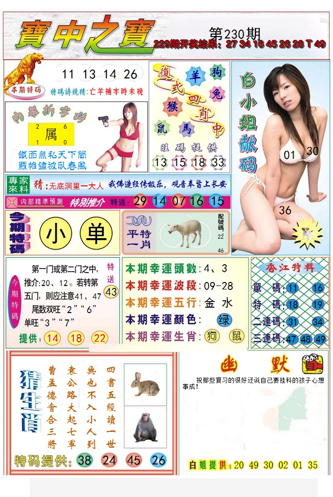 2024230期宝中之宝