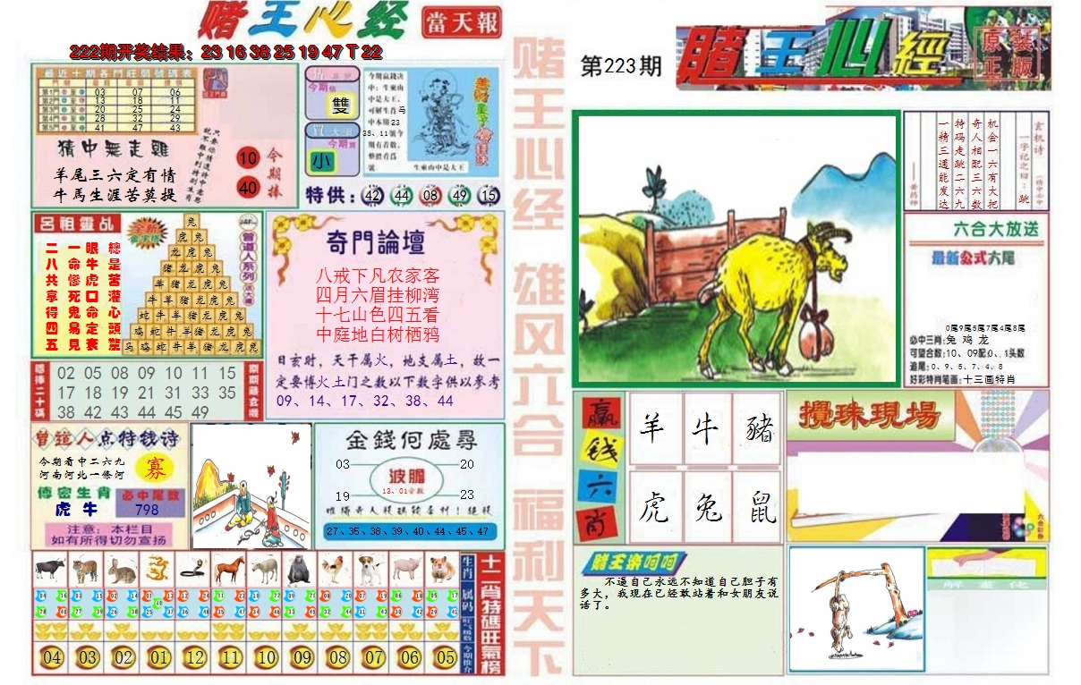 2024223期赌王心经