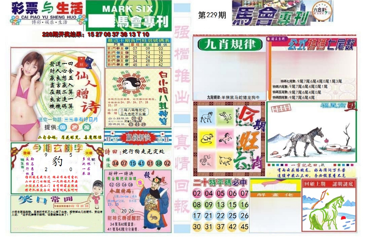 2024229期马会专刊A