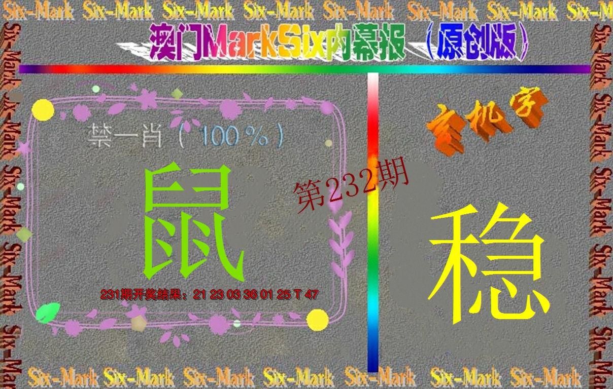 2024232期赛马会内幕报(原创版）