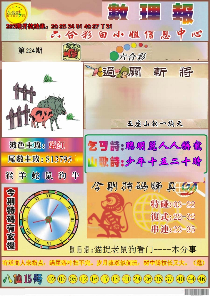 2024224期九龙数理报
