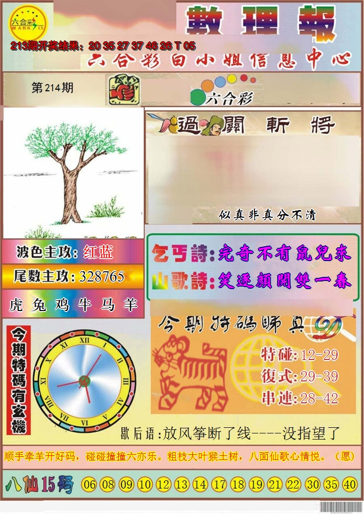 2024214期九龙数理报