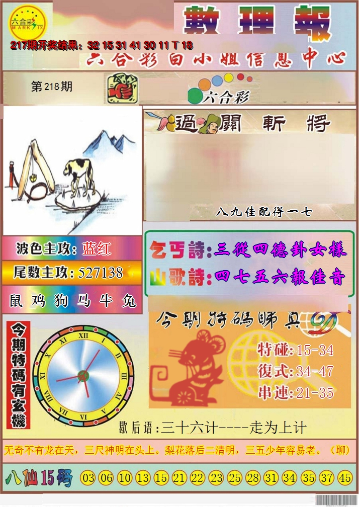 2024218期九龙数理报