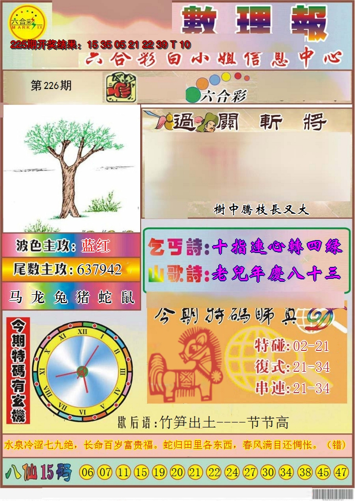 2024226期九龙数理报