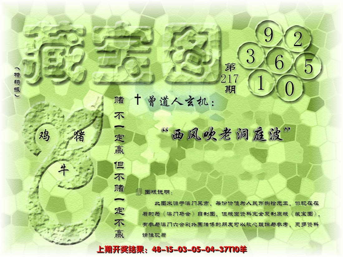 2024217期假新藏宝图