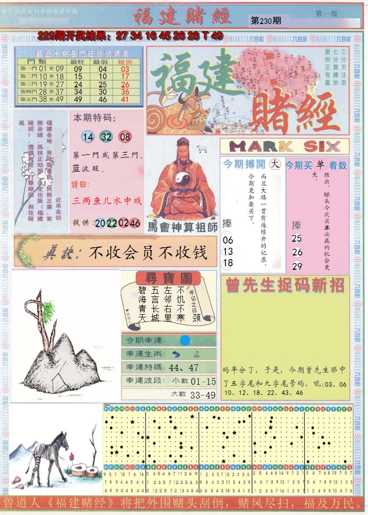 2024230期福建赌经A