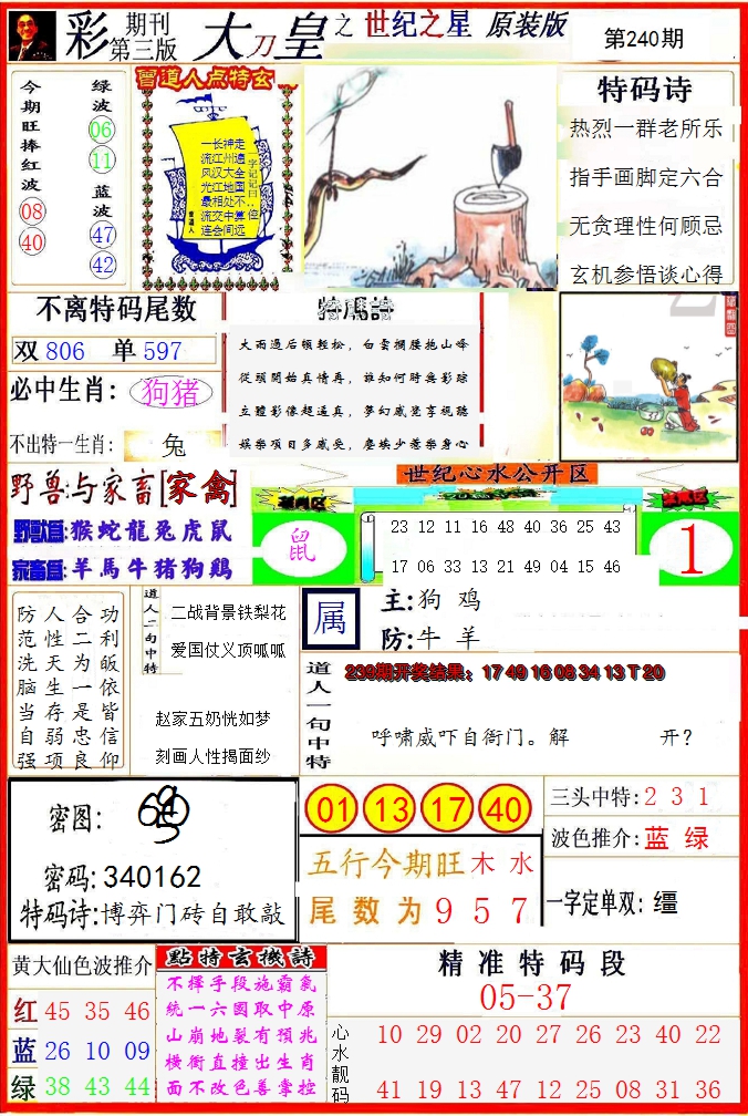 2024240期大刀皇之(世纪之星)