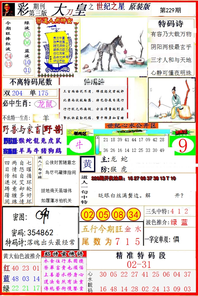 2024229期大刀皇之(世纪之星)