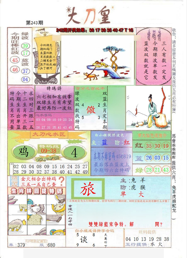 2024243期大刀皇