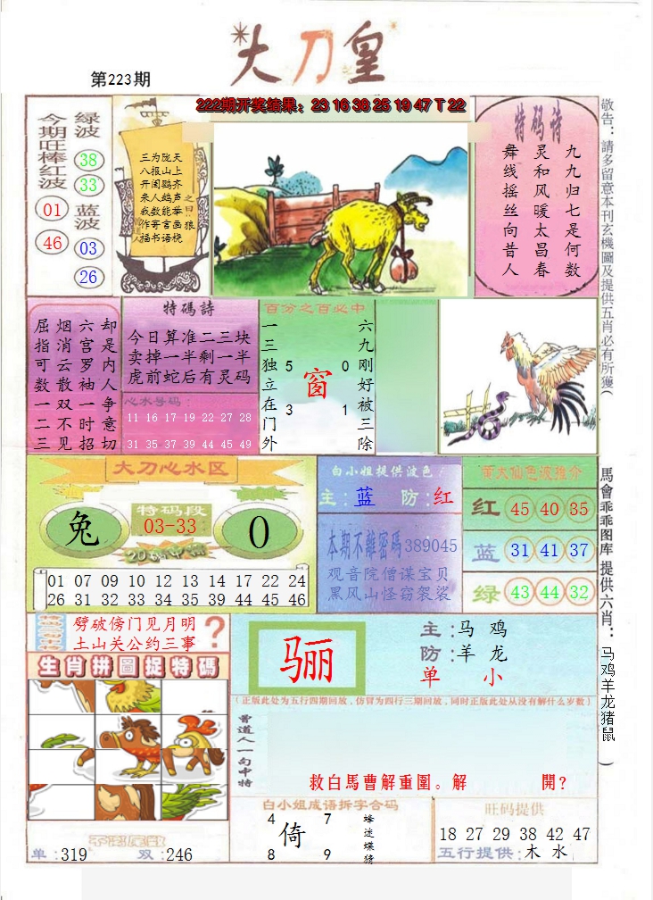 2024223期大刀皇
