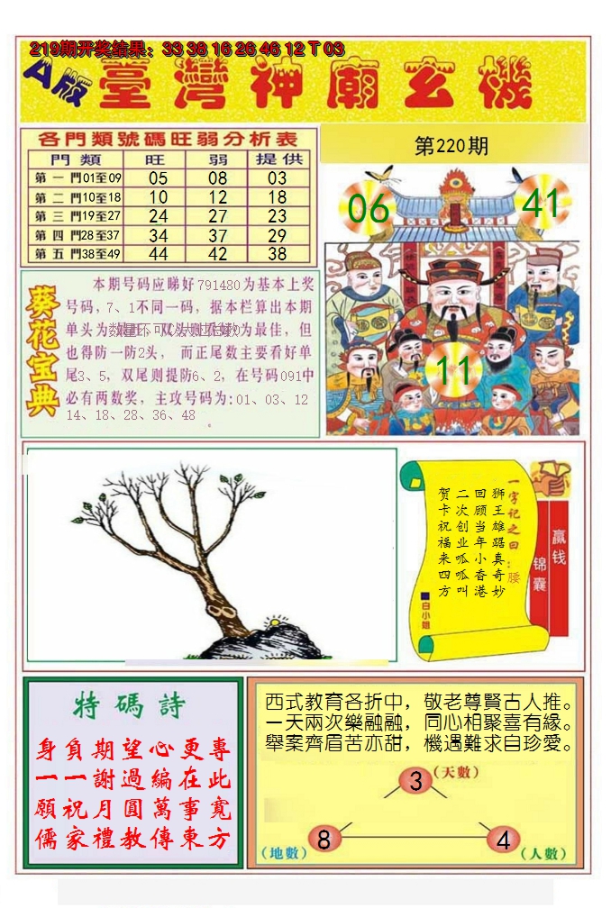 2024220期台湾神庙A