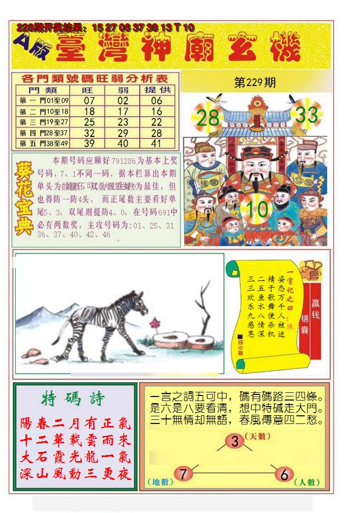 2024229期台湾神庙A