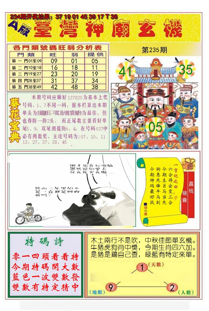 2024235期台湾神庙A