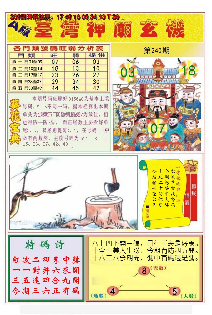 2024240期台湾神庙A
