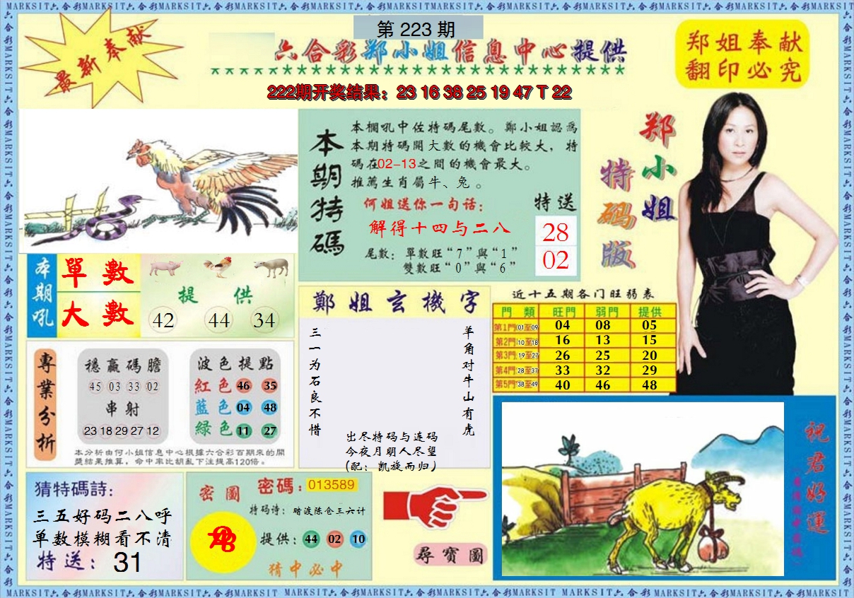 2024223期郑小姐特码报A