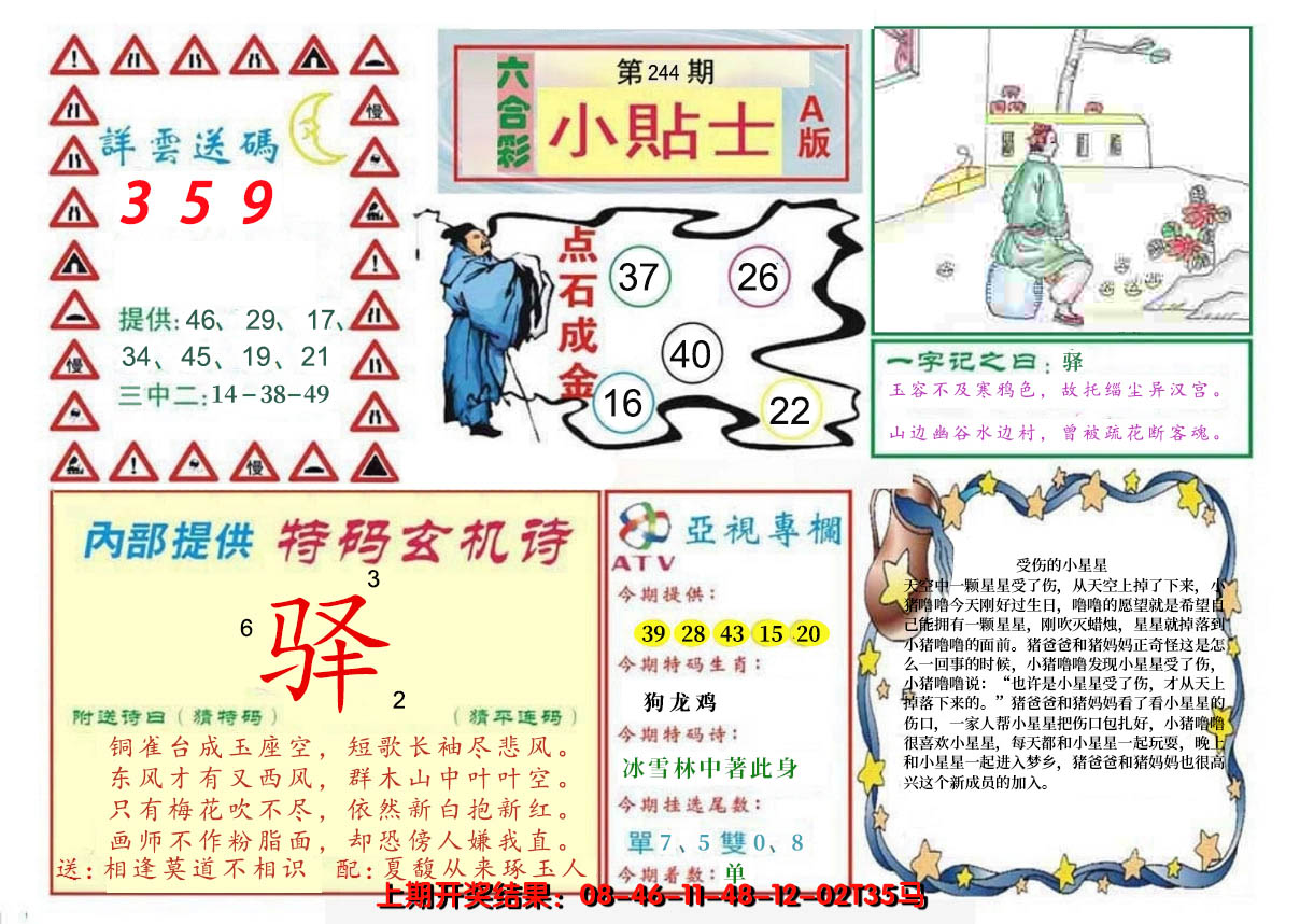 2024244期小贴士A