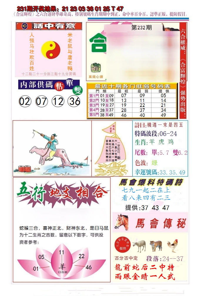 2024232期合富辉煌